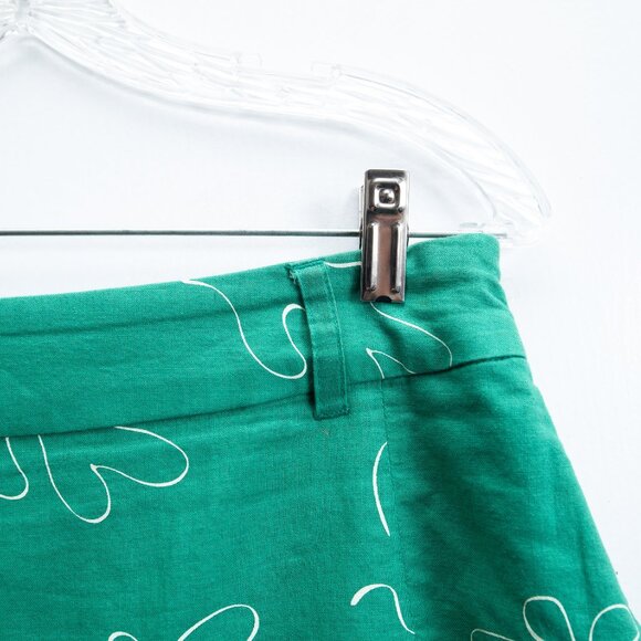 Revolve Capulet Front Slits Mini Skirt in Green M - Picture 6 of 7